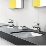 Смеситель для умывальника Hansgrohe Logis 70 с донным клапаном, хром (71070000) - Фото 2