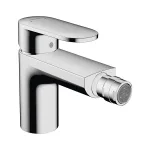 Смеситель для биде Hansgrohe Vernis Blend с металлическим донным клапаном, Chrome (71218000) - Фото 1