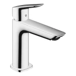 Смеситель для умывальника Hansgrohe Logis 110 с донным клапаном pop-up, хром (71251000) - Фото 1