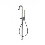 Смеситель для ванны Bongio Time2020 T&Lever, Brushed Steel (71534AS0DEU) - Фото 1