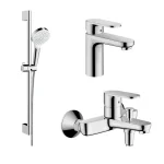 Набор смесителей Hansgrohe Vernis Blend 100, хром (71551111) - Фото 1
