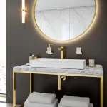 Смеситель для умывальника Hansgrohe Talis E 240, Polished Gold Optic (71717990) - Фото 2