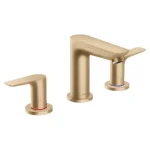 Смеситель для умывальника Hansgrohe Talis E на 3 отверстия, бронза матовая (71733140) - Фото 1