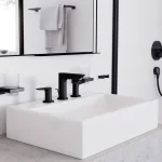 Смеситель для умывальника Hansgrohe Talis E на 3 отверстия, черный хром (71733340) - Фото 2