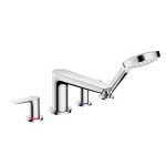Смеситель для ванны Hansgrohe Talis E на 4 отверстия, хром (71748000) - Фото 1