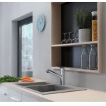 Смеситель для кухни Hansgrohe Focus M427-H150 с выдвижным изливом, хром (71814000) - Фото 2