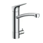 Смеситель для кухни Hansgrohe Logis M31 220 с запорным клапаном, хром (71834000) - Фото 1