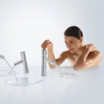 Змішувач для умивальника Hansgrohe Talis Select S, хром (72041000) - Фото 2