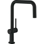Смеситель кухонный Hansgrohe Talis  M54 U 220, черный матовый (72806670) - Фото 1