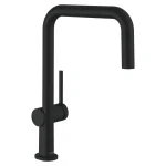 Смеситель кухонный Hansgrohe Talis M54 U 220 EcoSmart, Matt Black (72844670) - Фото 1