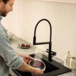Смеситель кухонный Hansgrohe Talis M54 PowderSpray 210 3jet Semi-Pro, Matt Black (72861670) - Фото 2