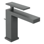 Змішувач для умивальника Hansgrohe Tecturis E 110 EcoSmart+ з pop-up, Brushed Black Chrome (73010340) - Фото 1