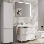 Змішувач для умивальника Hansgrohe Tecturis E 110, Matt White (73010700) - Фото 2