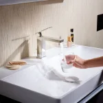 Смеситель для умывальника Hansgrohe Tecturis E 110 CoolStart, Chrome (73018000) - Фото 2