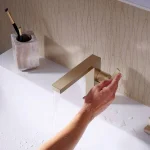 Смеситель для умывальника Hansgrohe Tecturis E 240 Fine CoolStart, Brushed Bronze (73070140) - Фото 2