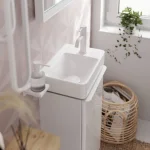 Смеситель для умывальника Hansgrohe Tecturis S 80 CoolStart, Matt White (73302700) - Фото 2