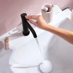 Смеситель для раковины Hansgrohe Tecturis S EcoSmart+ без сливного гарнитура, бронза (73311140) - Фото 2