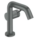 Змішувач для умивальника Hansgrohe Tecturis S 110 Fine CoolStart з д/к pop-up, Brushed Black Chrome (73323340) - Фото 1
