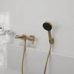 Змішувач Hansgrohe Tecturis E для ванни, Brushed Bronze (73420140) - Фото 2