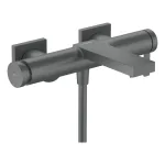 Смеситель для ванны Hansgrohe Tecturis E, Brushed Black Chrome (73420340) - Фото 1