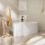 Смеситель для ванны Hansgrohe Tecturis S напольный, черный матовый (73440670) - Фото 2