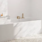 Змішувач Hansgrohe Tecturis E на борт ванни, Brushed Bronze (73443140) - Фото 2