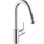 Змішувач для кухні Hansgrohe Talis M52 220 2jet з витяжним зливом Sbox, хром (73863000) - Фото 1