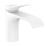 Смеситель для умывальника Hansgrohe Vivenis 80, белый матовый (75012700) - Фото 1