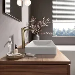 Змішувач для умивальника Hansgrohe Vivenis 250 CoolStart з д/к pop-up, Brushed Bronze (75044140) - Фото 2