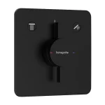 Змішувач прихованого монтажу Hansgrohe DuoTurn 2 споживача, Matt Black (75414670) - Фото 1