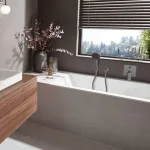 Смеситель для ванны/душа Hansgrohe Vivenis скрытого монтажа, Brushed Black Chrome (75415340) - Фото 2