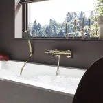 Смеситель для ванны Hansgrohe Vivenis настенный, Brushed Bronze (75420140) - Фото 2