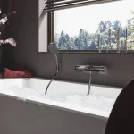 Змішувач для ванни Hansgrohe Vivenis настінний, Brushed Black Chrome (75420340) - Фото 2