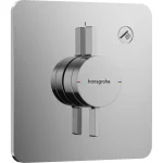 Смеситель скрытого монтажа Hansgrohe DuoTurn Q на 1 функцию, Chrome (75614000) - Фото 1