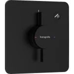 Смеситель скрытого монтажа Hansgrohe DuoTurn Q на 1 функцию, Matt Black (75614670) - Фото 1