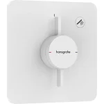 Смеситель для душа Hansgrohe скрытого монтажа DuoTurn Q на 1 функцию, Matt White (75614700) - Фото 1