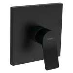 Смеситель для душа скрытого монтажа Hansgrohe Vivenis верхняя часть, черный матовый (75615670) - Фото 1