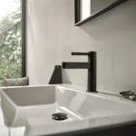 Смеситель для умывальника Hansgrohe Finoris 110 CoolStart с д/к push-open, Brushed Black Chrome (76024340) - Фото 2