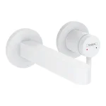 Змішувач для умивальника настінний Hansgrohe Finoris, білий матовий (76051700) - Фото 1