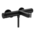 Змішувач для ванни настінний Hansgrohe Finoris, чорний (76420670) - Фото 1