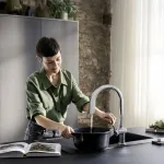 Смеситель для кухни Hansgrohe Aqittura M91 SodaSystem 210, 1jet, pull-out, Sbox, сет, Chrome (76836000) - Фото 2