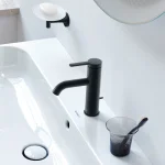 Змішувач для умивальника Duravit C1, чорний матовий (C11020001046) - Фото 3
