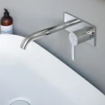 Смеситель для умывальника скрытого монтажа Duravit C1, хром (C11070004010) - Фото 2