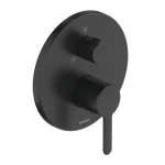 Смеситель для душа скрытого монтажа Duravit C1, черный матовый (C14210012046) - Фото 1