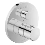 Термостат для ванної прихованого монтажу Duravit C1, хром (C15200014010) - Фото 1