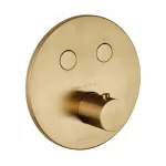 Термостат для душа Paffoni Compact box скрытого монтажа (2 функции), Brushed Honey Gold (CPT018HGSP) - Фото 1