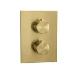 Термостат Almar Mixers, внешняя часть, 3 потребителя, PVD Brushed High Brass (E176883.HB) - Фото 1