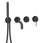 Смеситель для ванны Almar Modular, внешняя часть, однорычажный, 2-3 потребителя, PVD Brushed Absolute Black (E180143.AB) - Фото 1