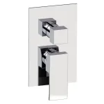 Смеситель для душа Paffoni Elle, 2 потребителя, внешняя часть, Chrome (ELBOX018CR) - Фото 1
