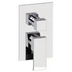 Смеситель для душа Paffoni Elle, 3 потребителя, внешняя часть, Chrome (ELBOX019CR) - Фото 1